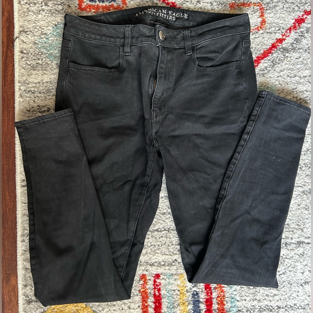 American Eagle black skinny jeans